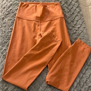 Lululemon Athletica Tangerine Leggings